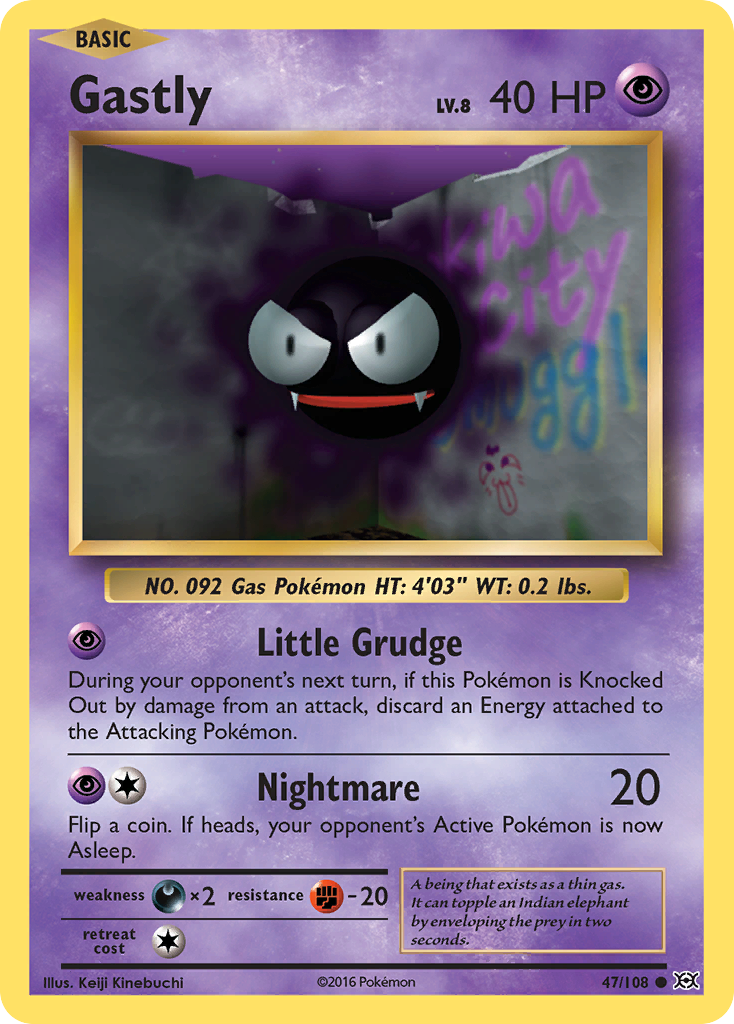 Gastly (47/108) [XY: Evolutions] | All Aboard Games