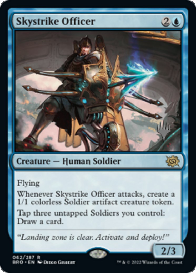 Skystrike Officer (Promo Pack) [The Brothers' War Promos] | All Aboard Games