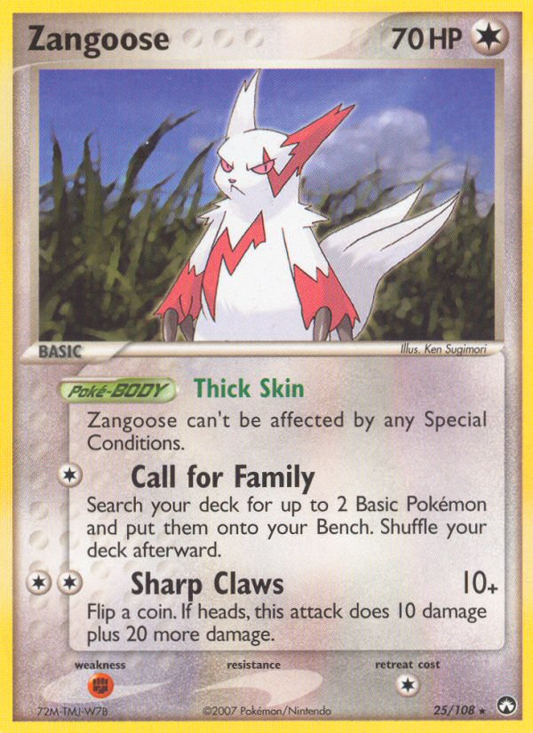 Zangoose (25/108) [EX: Power Keepers] | All Aboard Games