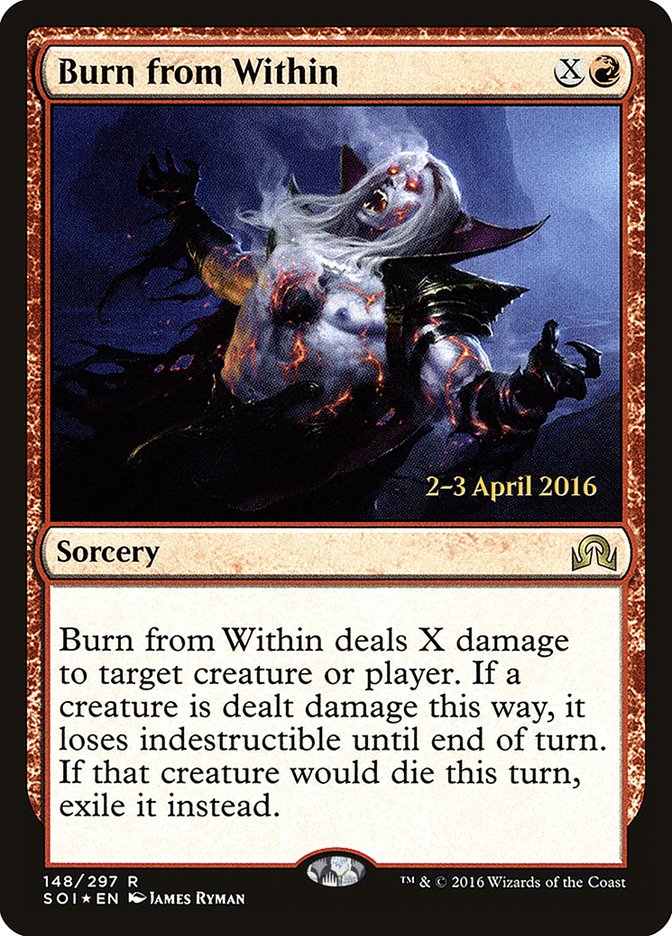 Burn from Within [Shadows over Innistrad Prerelease Promos] | All Aboard Games