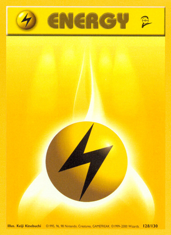 Lightning Energy (128/130) [Base Set 2] | All Aboard Games