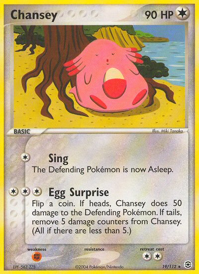 Chansey (19/112) [EX: FireRed & LeafGreen] | All Aboard Games