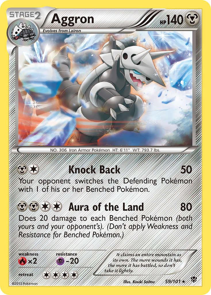 Aggron (59/101) [Black & White: Plasma Blast] | All Aboard Games