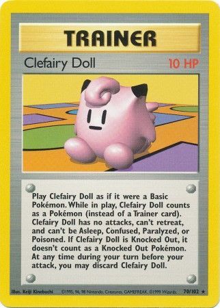 Clefairy Doll (70/102) [Base Set Unlimited] | All Aboard Games