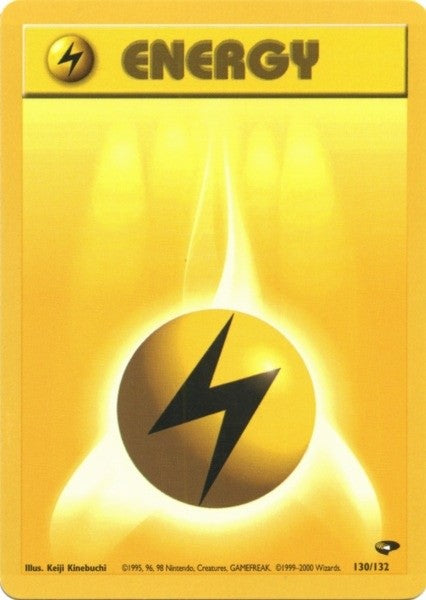 Lightning Energy (130/132) [Gym Challenge Unlimited] | All Aboard Games