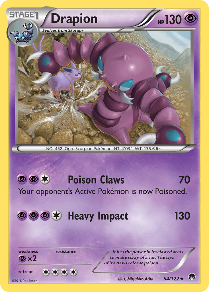 Drapion (54/122) [XY: BREAKpoint] | All Aboard Games