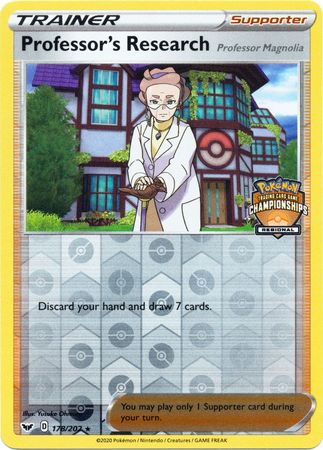 Professor's Research (178/202) (Regional Championship Promo) [Sword & Shield: Base Set] | All Aboard Games