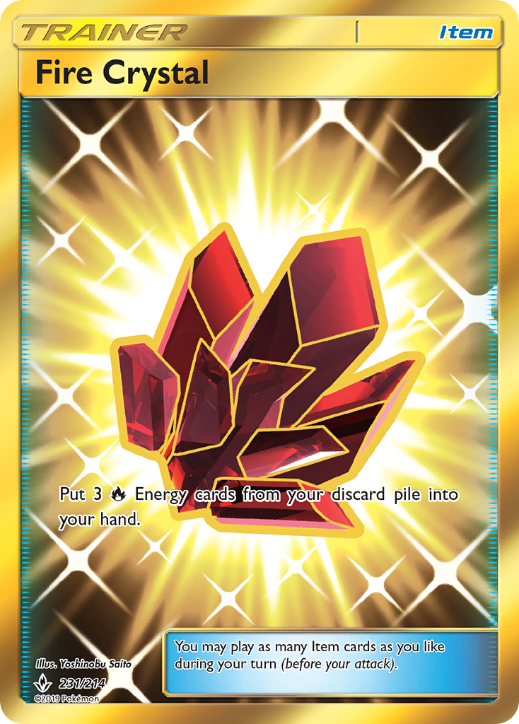 Fire Crystal (231/214) [Sun & Moon: Unbroken Bonds] | All Aboard Games