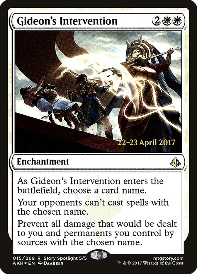 Gideon's Intervention  [Amonkhet Prerelease Promos] | All Aboard Games