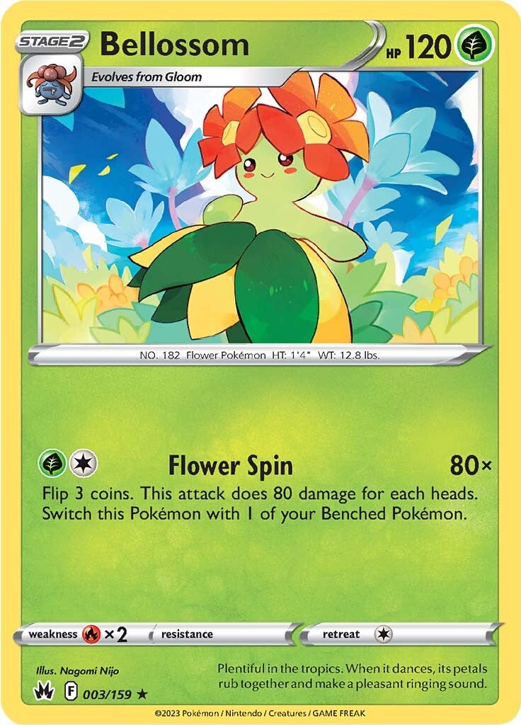 Bellossom (003/159) [Sword & Shield: Crown Zenith] | All Aboard Games