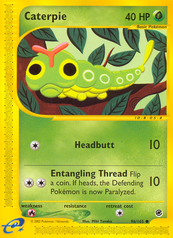 Caterpie (96/165) [Expedition: Base Set] | All Aboard Games