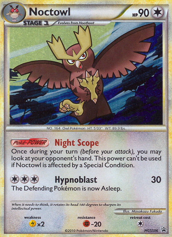 Noctowl (HGSS06) [HeartGold & SoulSilver: Black Star Promos] | All Aboard Games