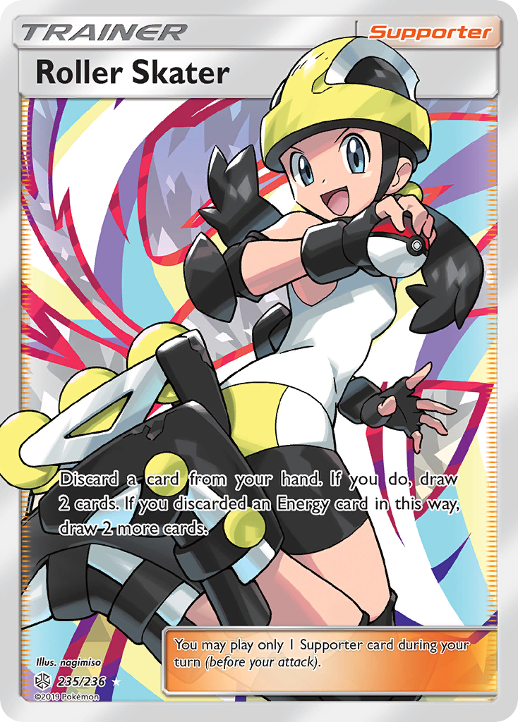 Roller Skater (235/236) [Sun & Moon: Cosmic Eclipse] | All Aboard Games