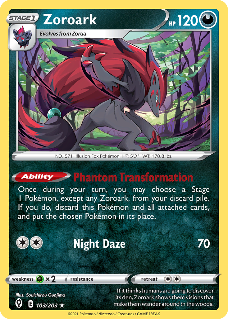 Zoroark (103/203) (Theme Deck Exclusive) [Sword & Shield: Evolving Skies] | All Aboard Games