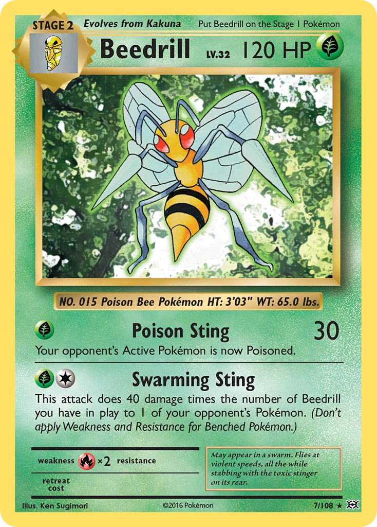 Beedrill (7/108) [XY: Evolutions] | All Aboard Games