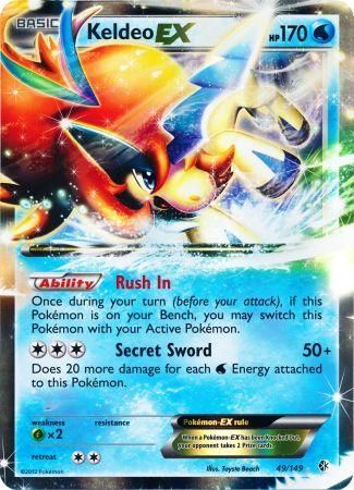 Keldeo EX (49/149) (Jumbo Card) [Black & White: Boundaries Crossed] | All Aboard Games