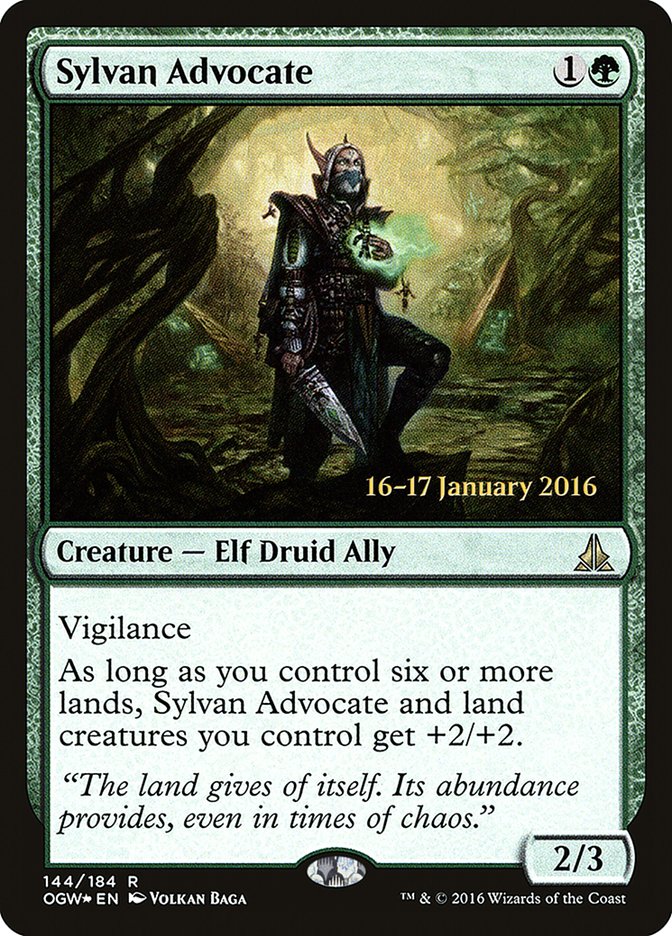 Sylvan Advocate [Oath of the Gatewatch Prerelease Promos] | All Aboard Games