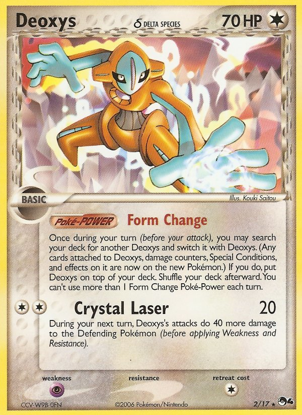 Deoxys (2/17) (Delta Species) [POP Series 4] | All Aboard Games