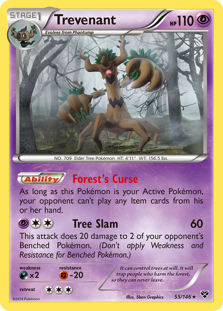 Trevenant (55/146) [XY: Base Set] | All Aboard Games