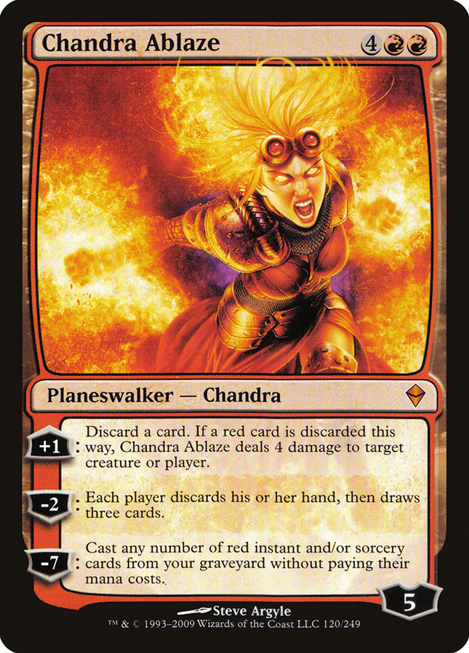 Chandra Ablaze [Zendikar] | All Aboard Games