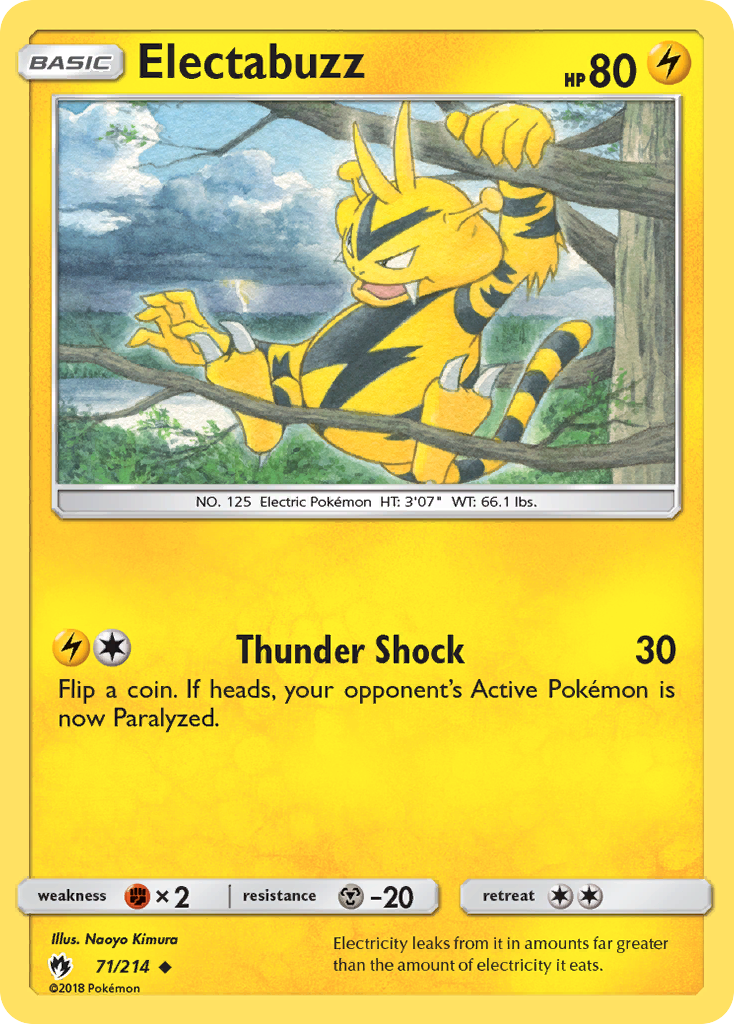 Electabuzz (71/214) [Sun & Moon: Lost Thunder] | All Aboard Games