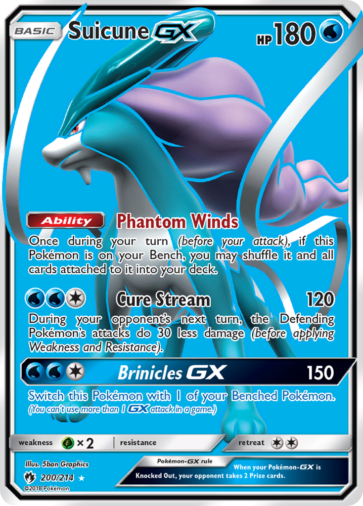 Suicune GX (200/214) [Sun & Moon: Lost Thunder] | All Aboard Games