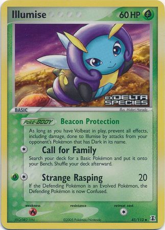 Illumise (45/113) (Stamped) [EX: Delta Species] | All Aboard Games