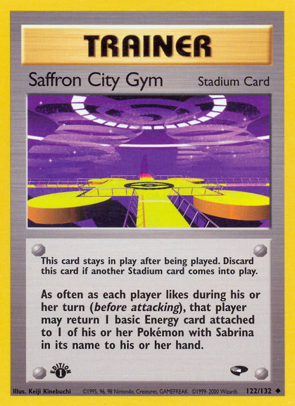 Saffron City Gym (122/132) [Gym Challenge 1st Edition] | All Aboard Games