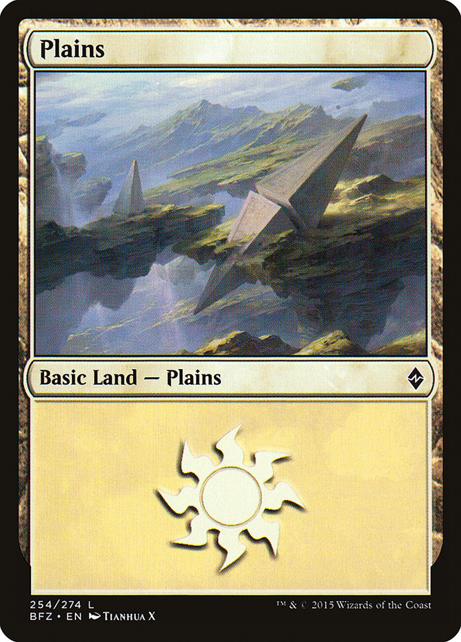 Plains (254a) [Battle for Zendikar] | All Aboard Games