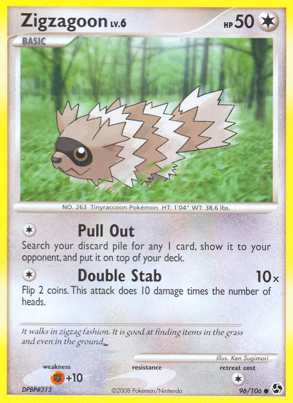 Zigzagoon (96/106) [Diamond & Pearl: Great Encounters] | All Aboard Games