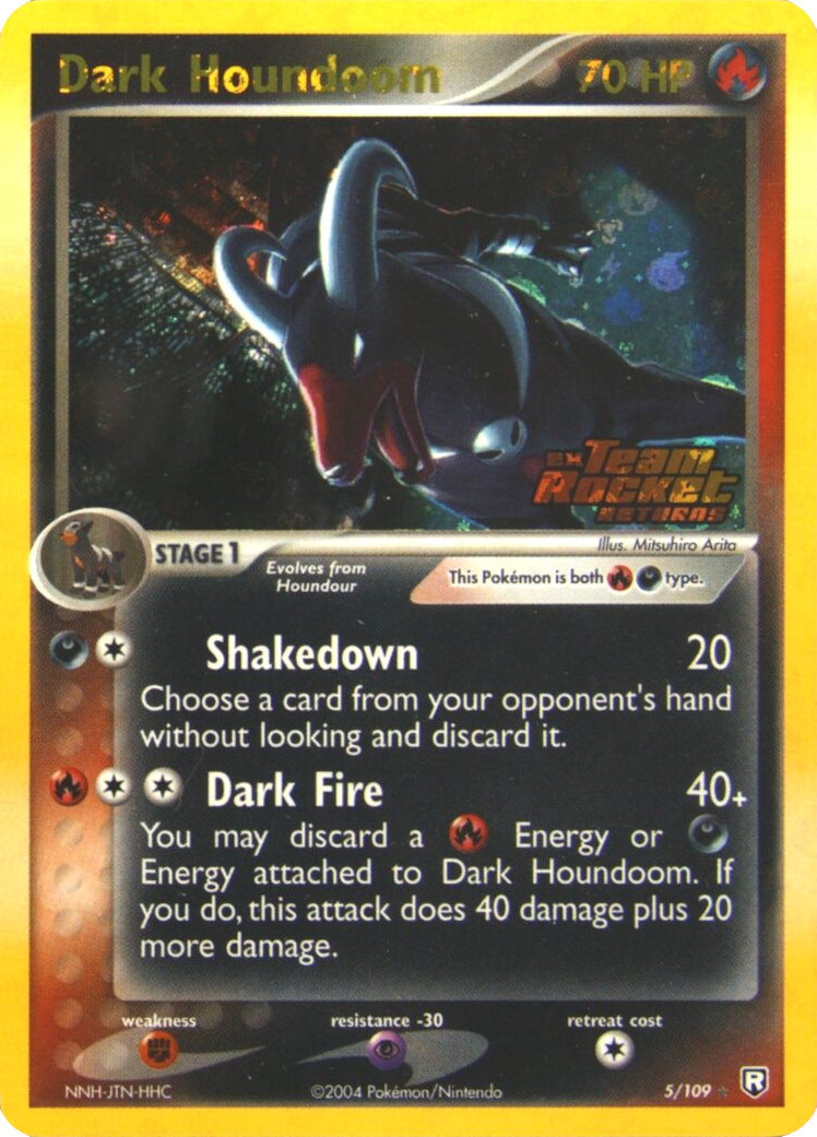 Dark Houndoom (5/109) (Stamped) [EX: Team Rocket Returns] | All Aboard Games