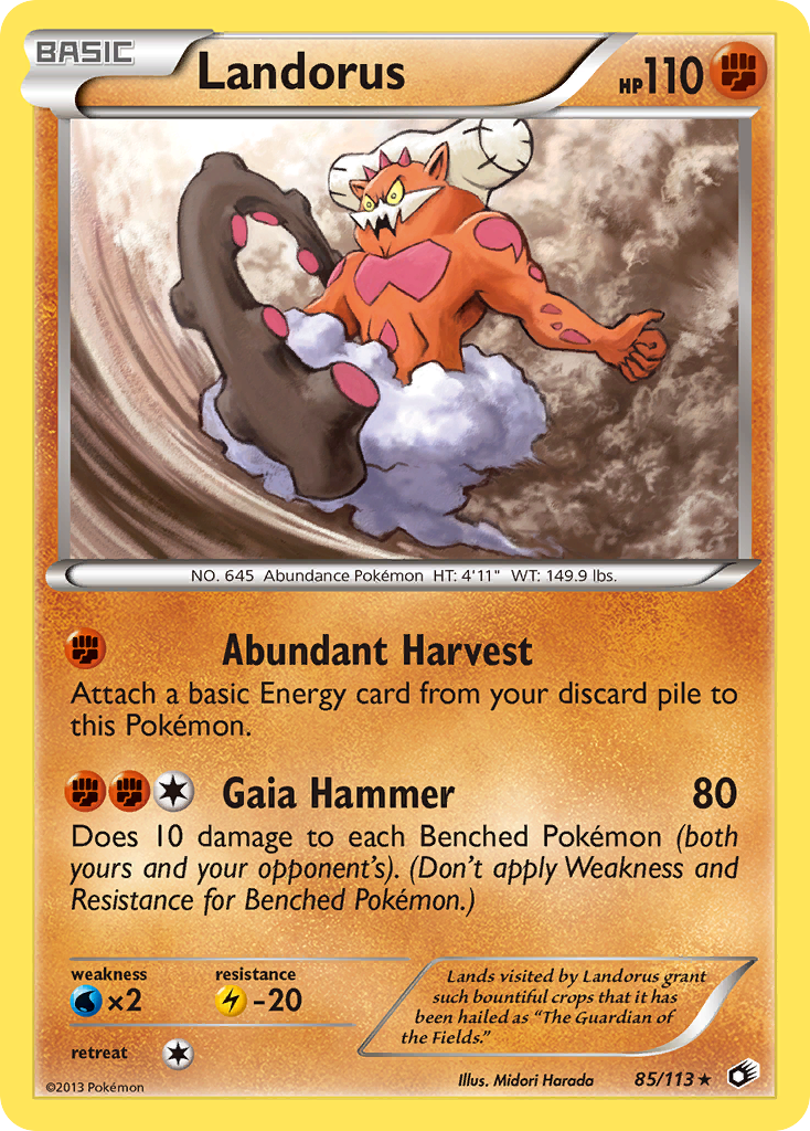 Landorus (85/113) [Black & White: Legendary Treasures] | All Aboard Games