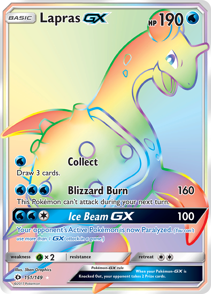 Lapras GX (151/149) [Sun & Moon: Base Set] | All Aboard Games