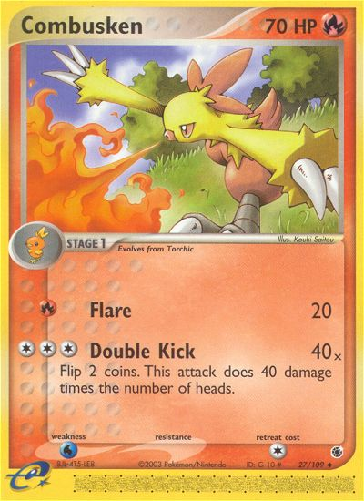 Combusken (27/109) [EX: Ruby & Sapphire] | All Aboard Games