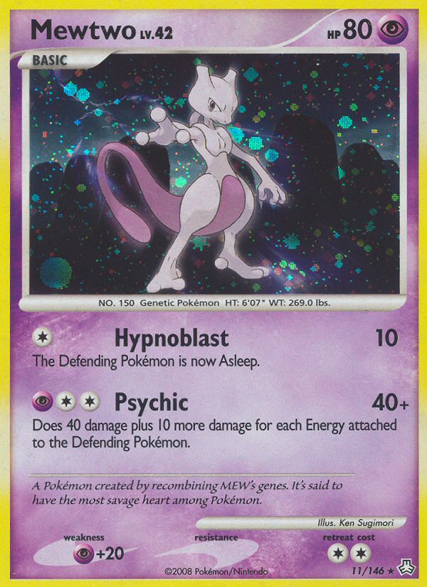 Mewtwo (11/146) [Diamond & Pearl: Legends Awakened] | All Aboard Games