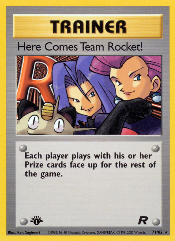 Here Comes Team Rocket! (71/82) [Team Rocket 1st Edition] | All Aboard Games