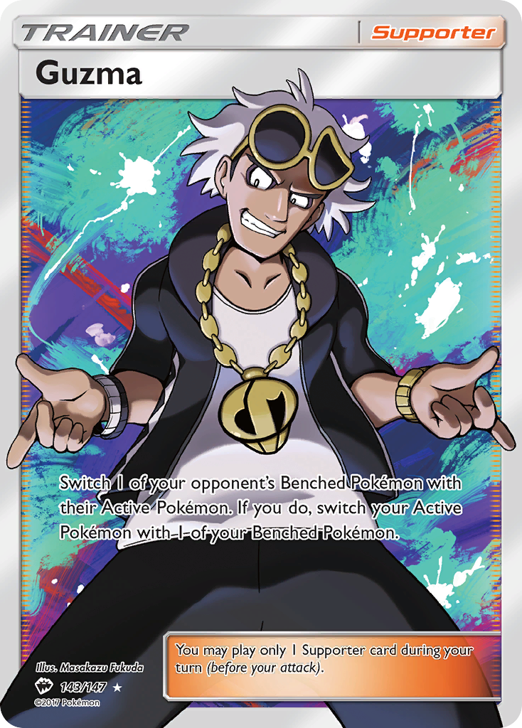 Guzma (143/147) [Sun & Moon: Burning Shadows] | All Aboard Games