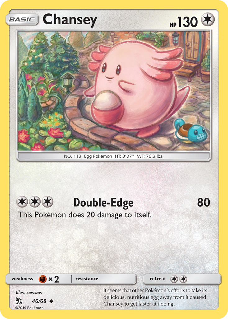 Chansey (46/68) [Sun & Moon: Hidden Fates] | All Aboard Games