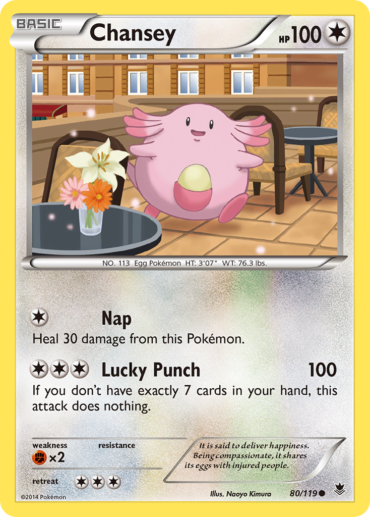 Chansey (80/119) [XY: Phantom Forces] | All Aboard Games