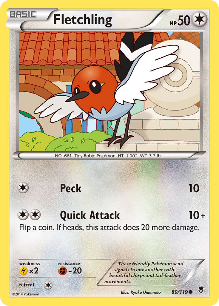 Fletchling (89/119) [XY: Phantom Forces] | All Aboard Games