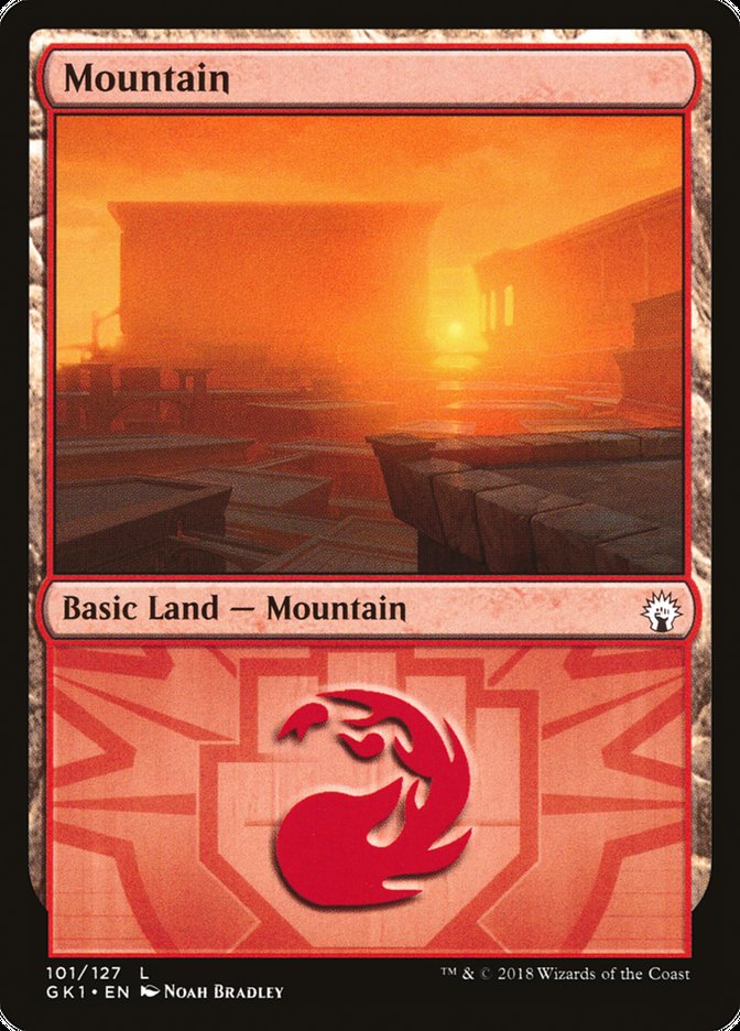 Mountain (101) [Guilds of Ravnica Guild Kit] | All Aboard Games