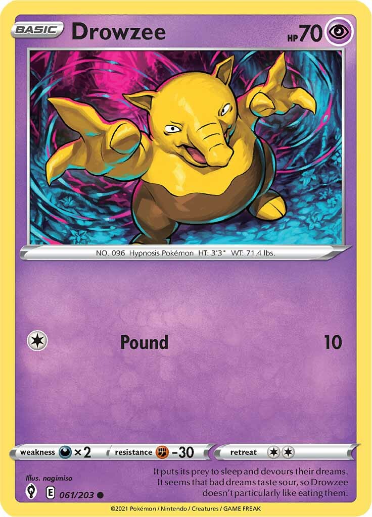 Drowzee (061/203) [Sword & Shield: Evolving Skies] | All Aboard Games