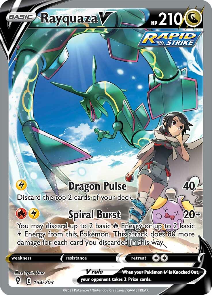 Rayquaza V (194/203) [Sword & Shield: Evolving Skies] | All Aboard Games