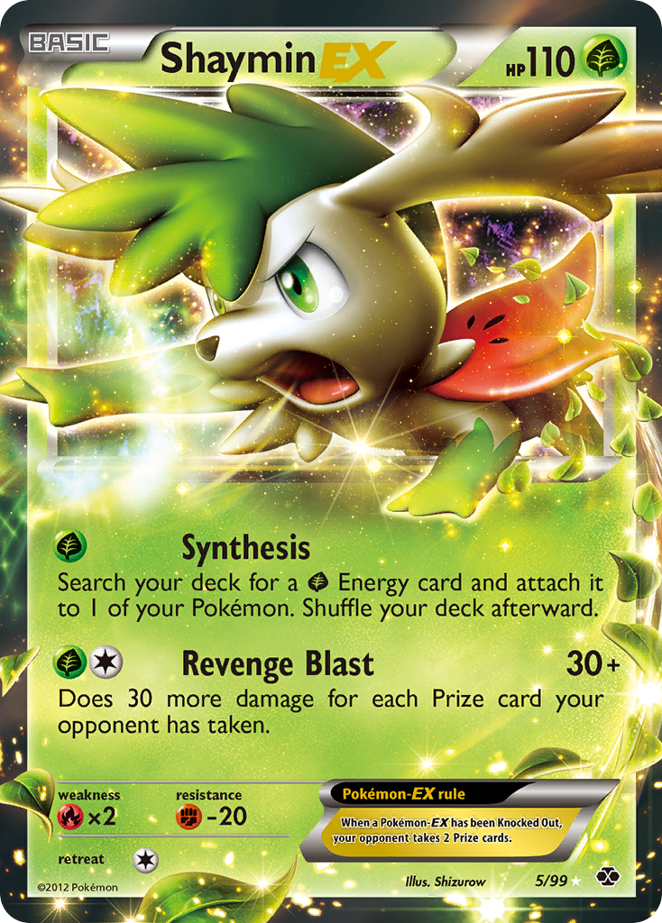 Shaymin EX (5/99) [Black & White: Next Destinies] | All Aboard Games