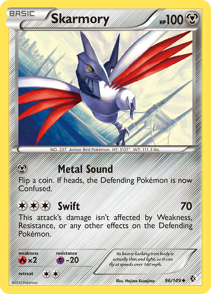 Skarmory (96/149) [Black & White: Boundaries Crossed] | All Aboard Games