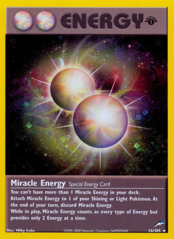 Miracle Energy (16/105) [Neo Destiny 1st Edition] | All Aboard Games