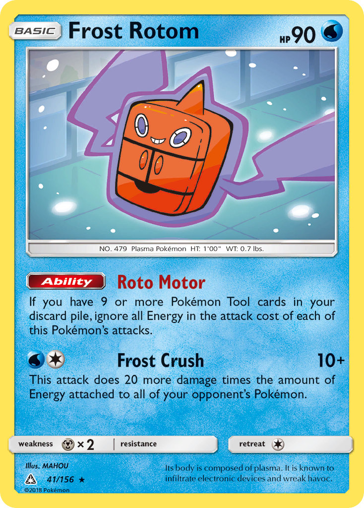 Frost Rotom (41/156) [Sun & Moon: Ultra Prism] | All Aboard Games