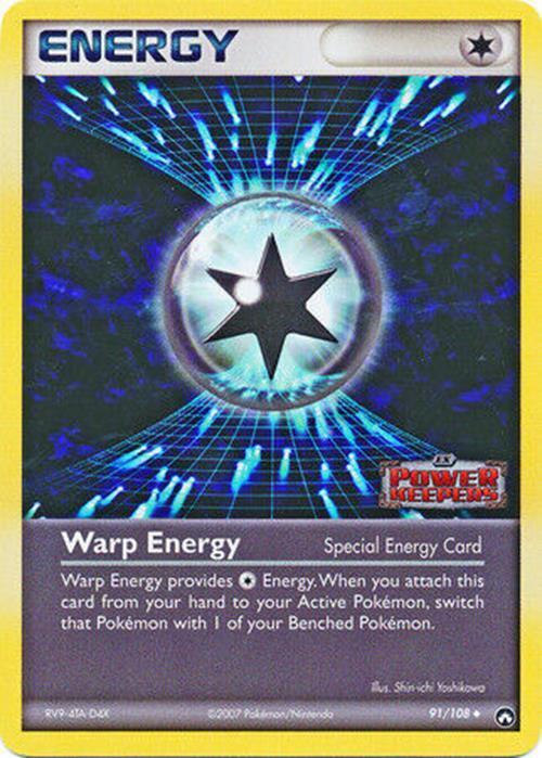 Warp Energy (91/108) (Stamped) [EX: Power Keepers] | All Aboard Games