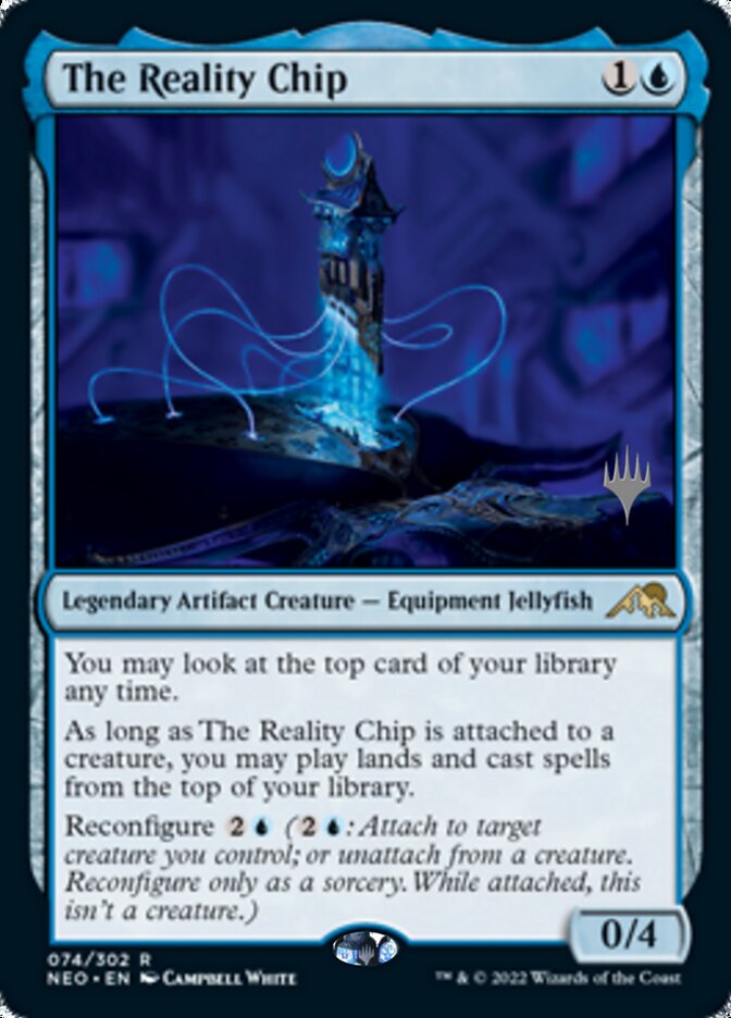 The Reality Chip (Promo Pack) [Kamigawa: Neon Dynasty Promos] | All Aboard Games