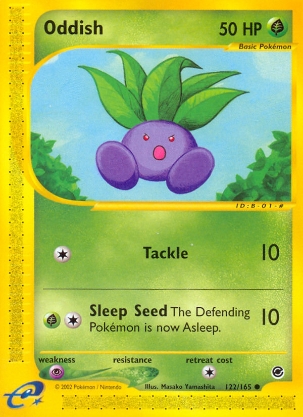 Oddish (122/165) [Expedition: Base Set] | All Aboard Games